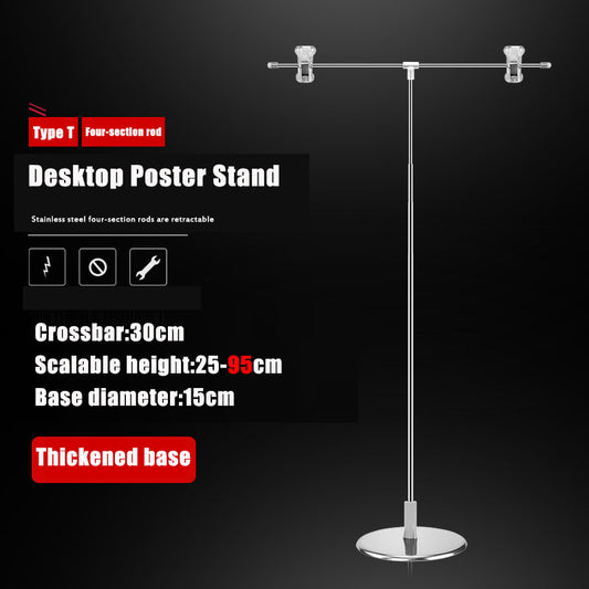 Poster & Booth Stand For Poster Clip - For Offices, Clinics, and Trade shows