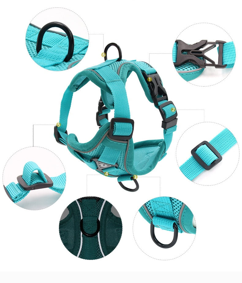 HappyHarness by ClassyCollar: The Ultimate Dog Vest Harness for Safety and Comfort