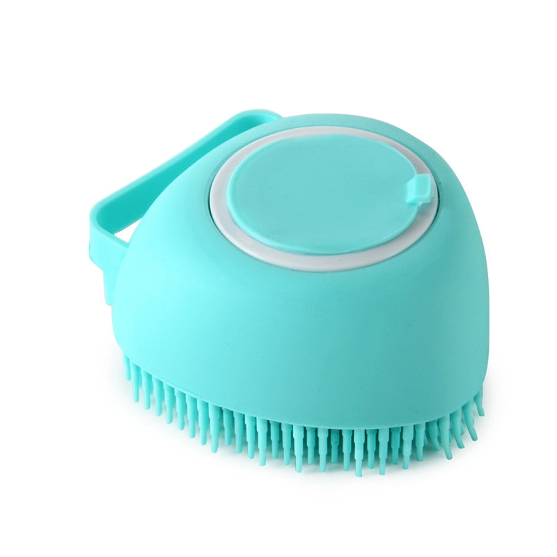 The ClassyClean: Pet Dog Brush - Silicone Comb with Shampoo Box