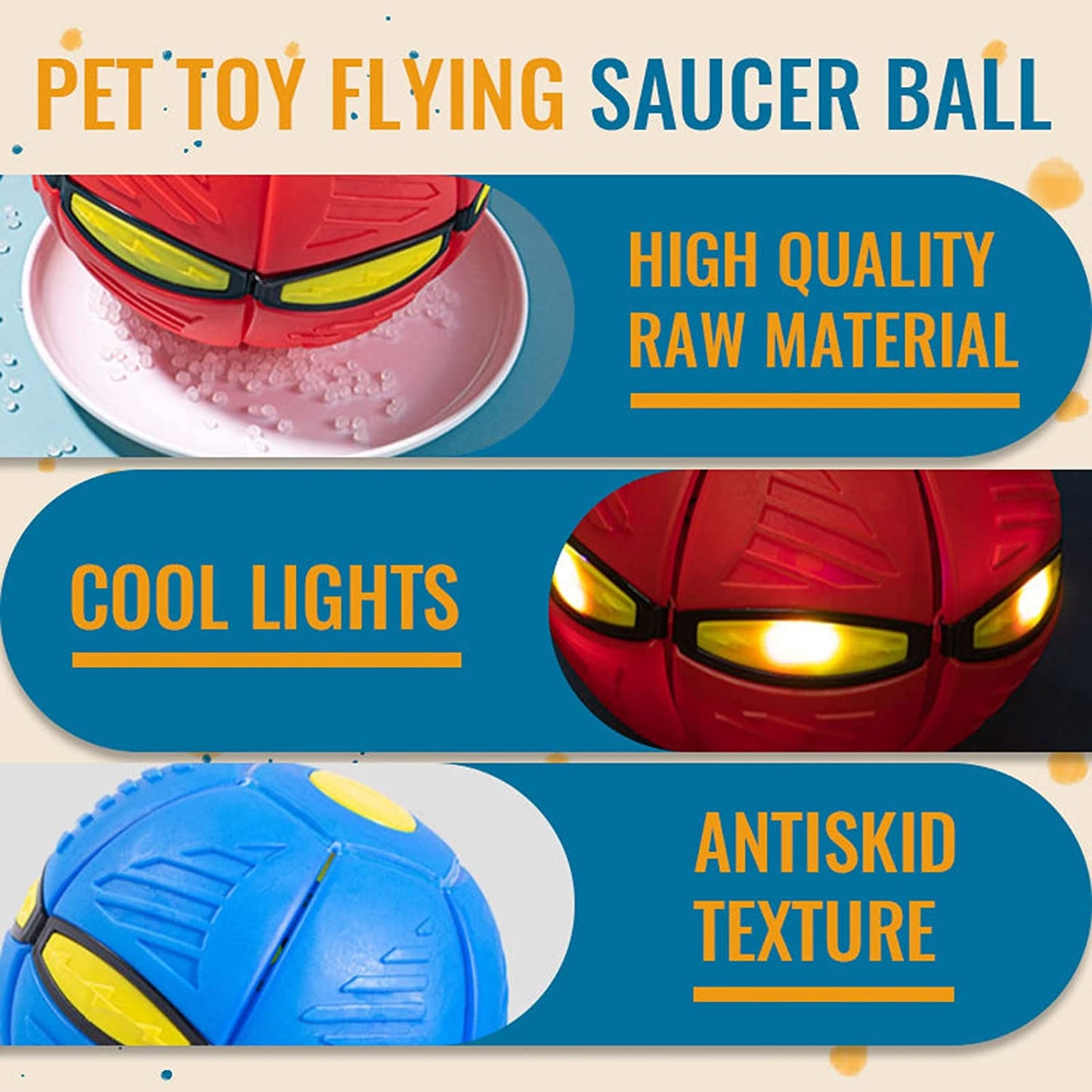 The BarkBouncer: Half Ball, Half Flying Saucer - Full Fun Dog Toy!