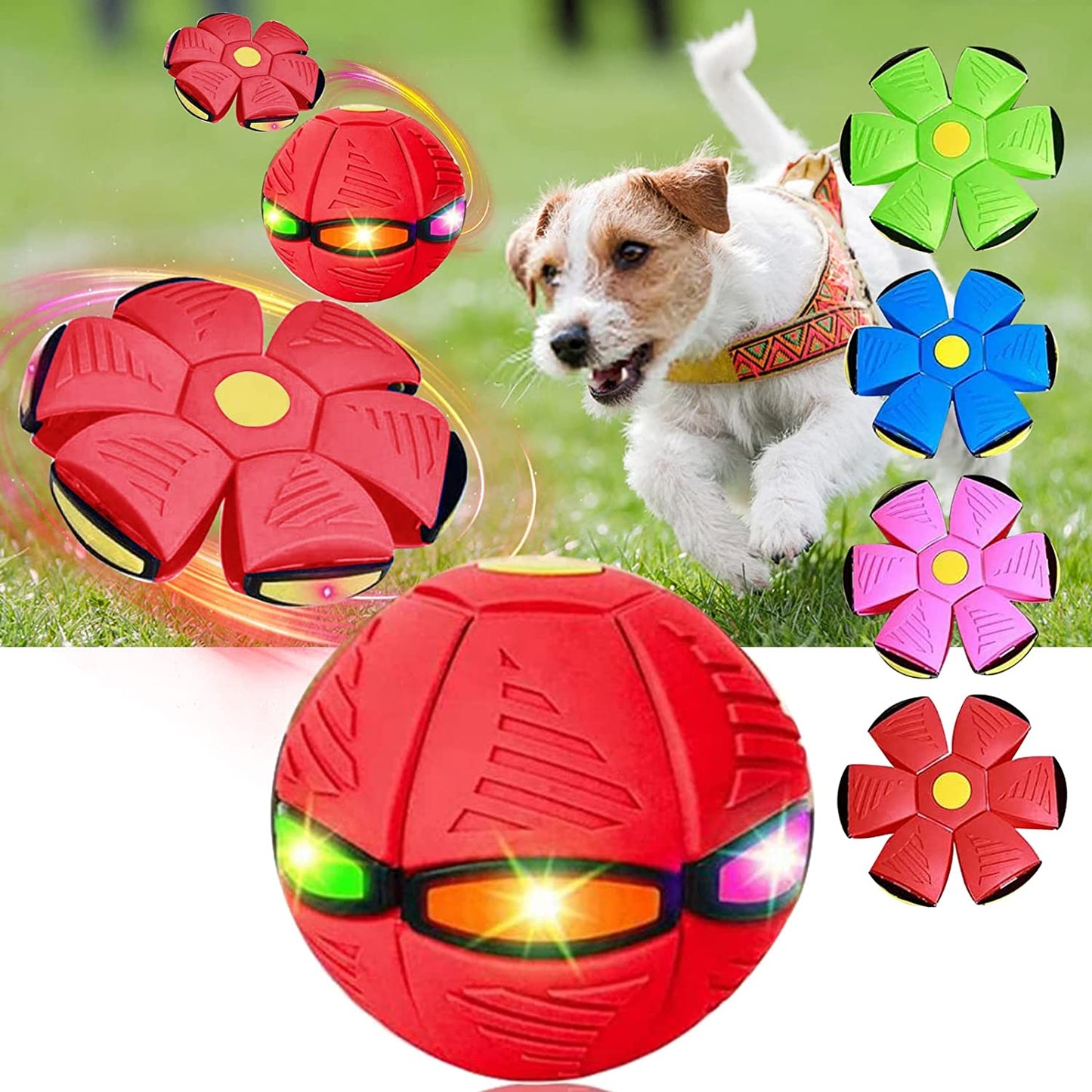 The BarkBouncer: Half Ball, Half Flying Saucer - Full Fun Dog Toy!